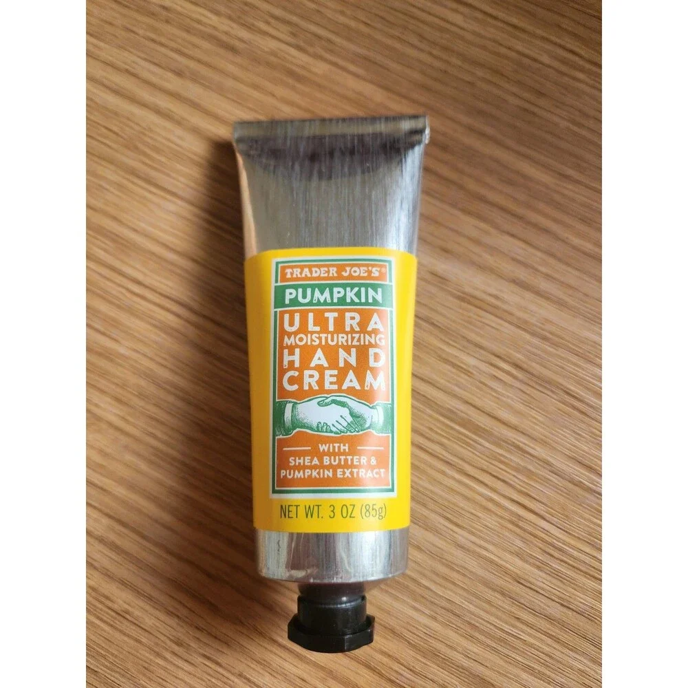 Trader Joe's Pumpkin Ultra-Moisturizing Hand Cream 3oz 85g NIB
